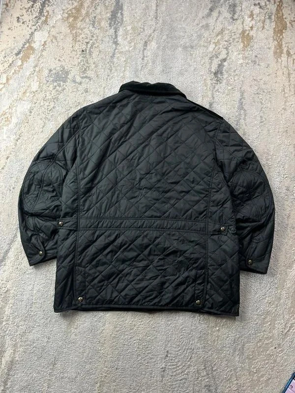 Vintage 90's Polo by Ralph Lauren Men’s Black Grey Padding Quilted Hunting Jacket – photo 7